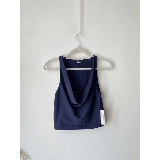 Blusa azul. Talla: 2 (s)