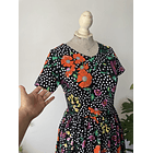 Vestido dot floral. Talla: 36 (S) 2