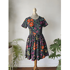 Vestido dot floral. Talla: 36 (S) 1