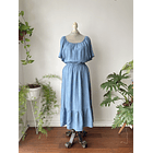 Vestido celeste. Talla: L Grande 1