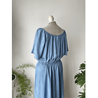 Vestido celeste. Talla: L Grande 3