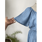 Vestido celeste. Talla: L Grande 5