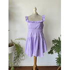 Vestido lila. Talla: L 1