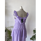 Vestido lila. Talla: L 3