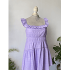 Vestido lila. Talla: L 2