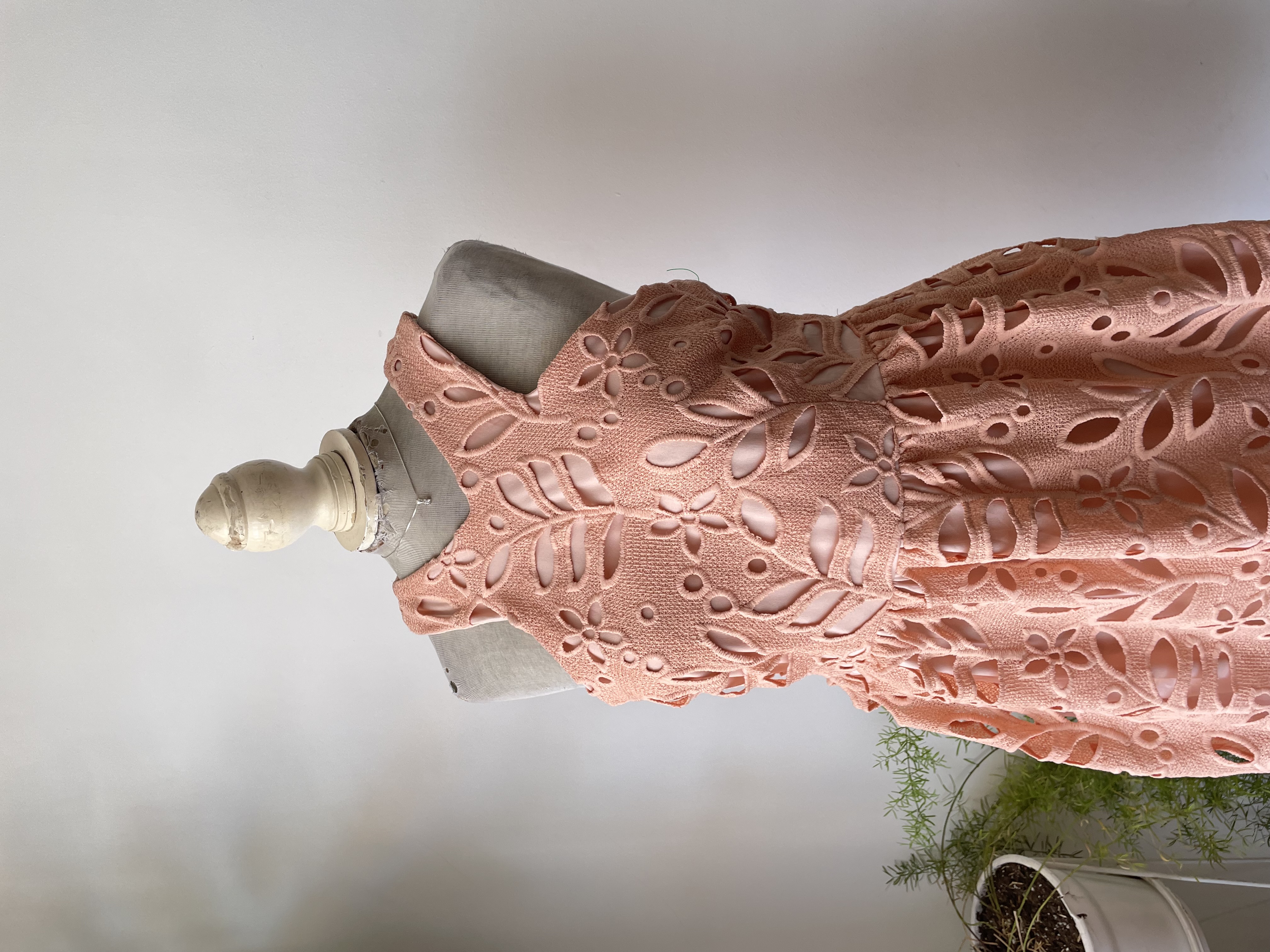 Vestido damasco. Talla: L chico (m) 2