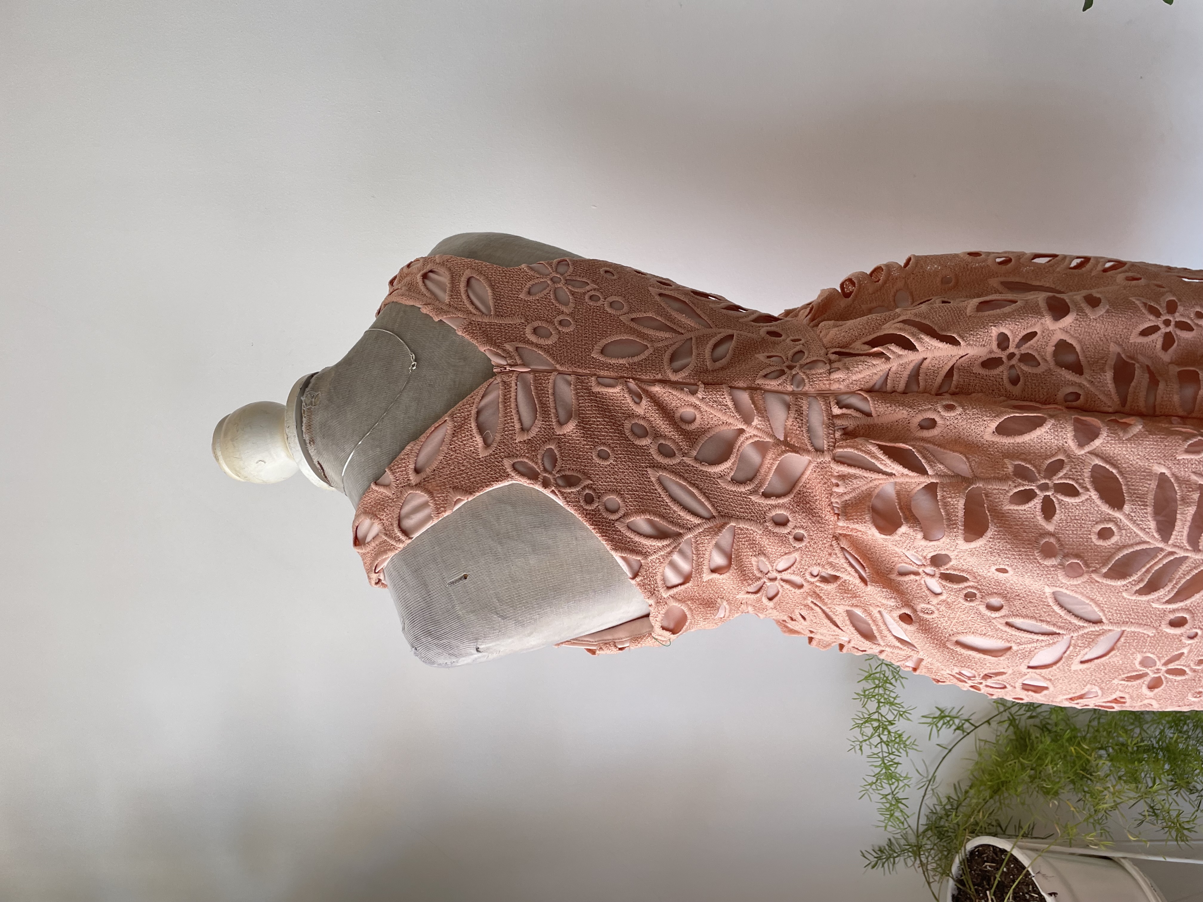 Vestido damasco. Talla: L chico (m) 3