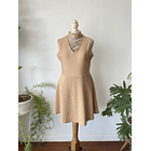 Vestido dorado. Talla: L 1