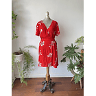 Vestido rojo. Talla: M ajustable 1