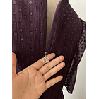 Vestido burdeo. Talla: 12 (L) 4