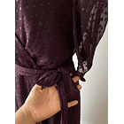 Vestido burdeo. Talla: 12 (L) 5