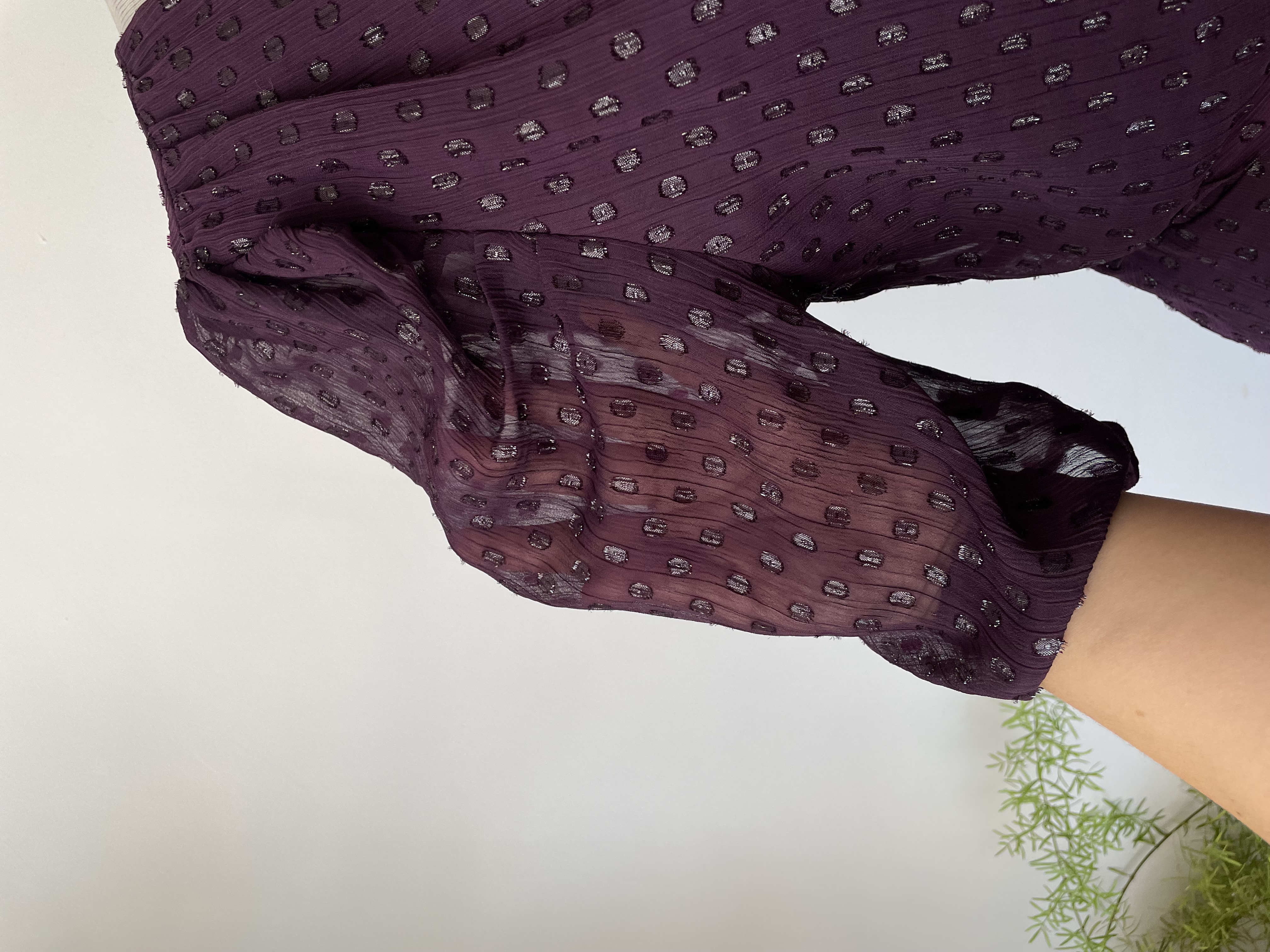 Vestido burdeo. Talla: 12 (L) 6