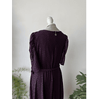 Vestido burdeo. Talla: 12 (L) 3