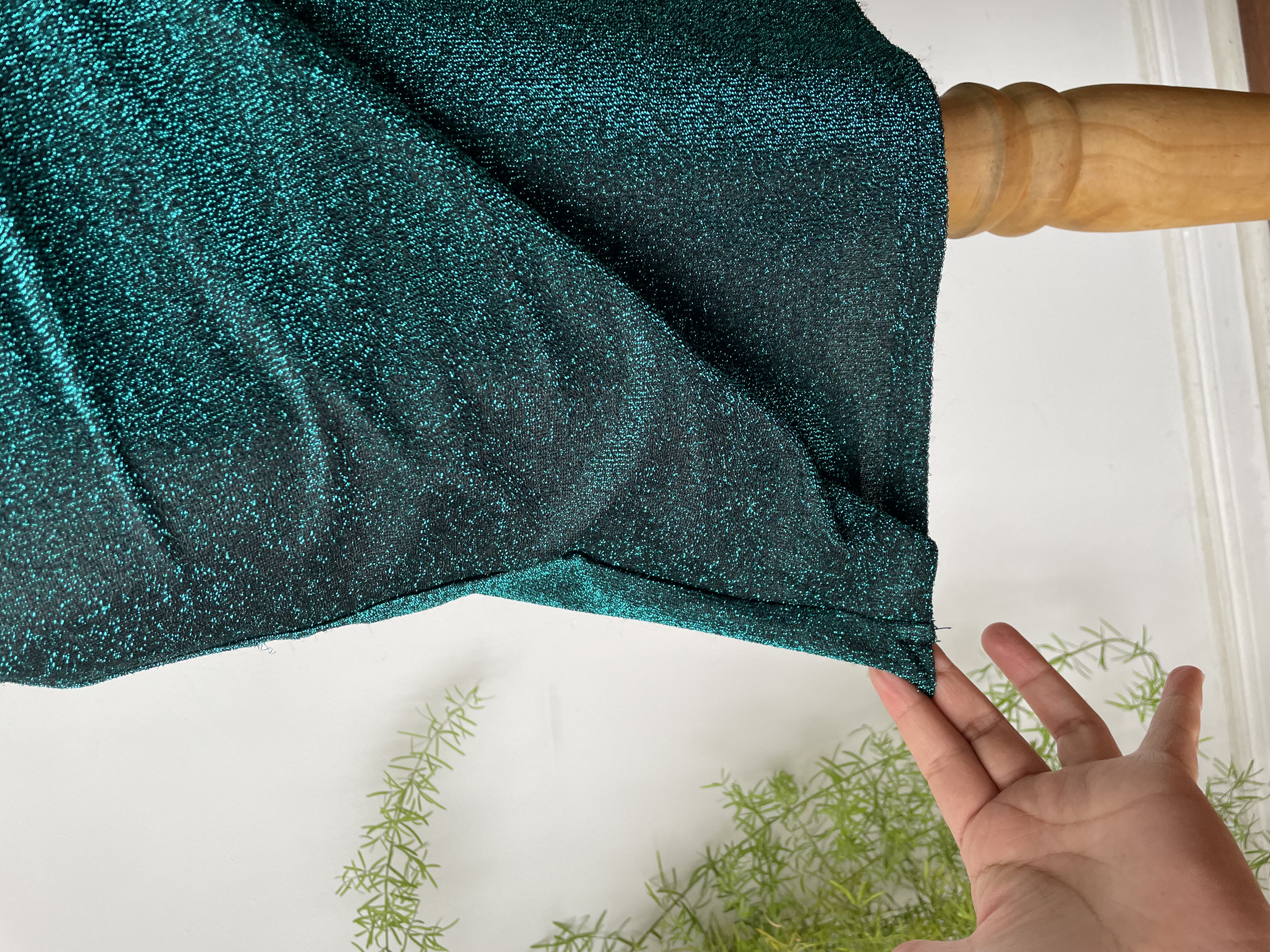 Vestido fiesta verde. Talla: S 3