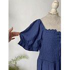 Vestido azul panal. Talla: 2XL 6