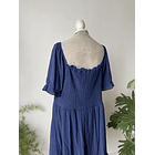 Vestido azul panal. Talla: 2XL 4