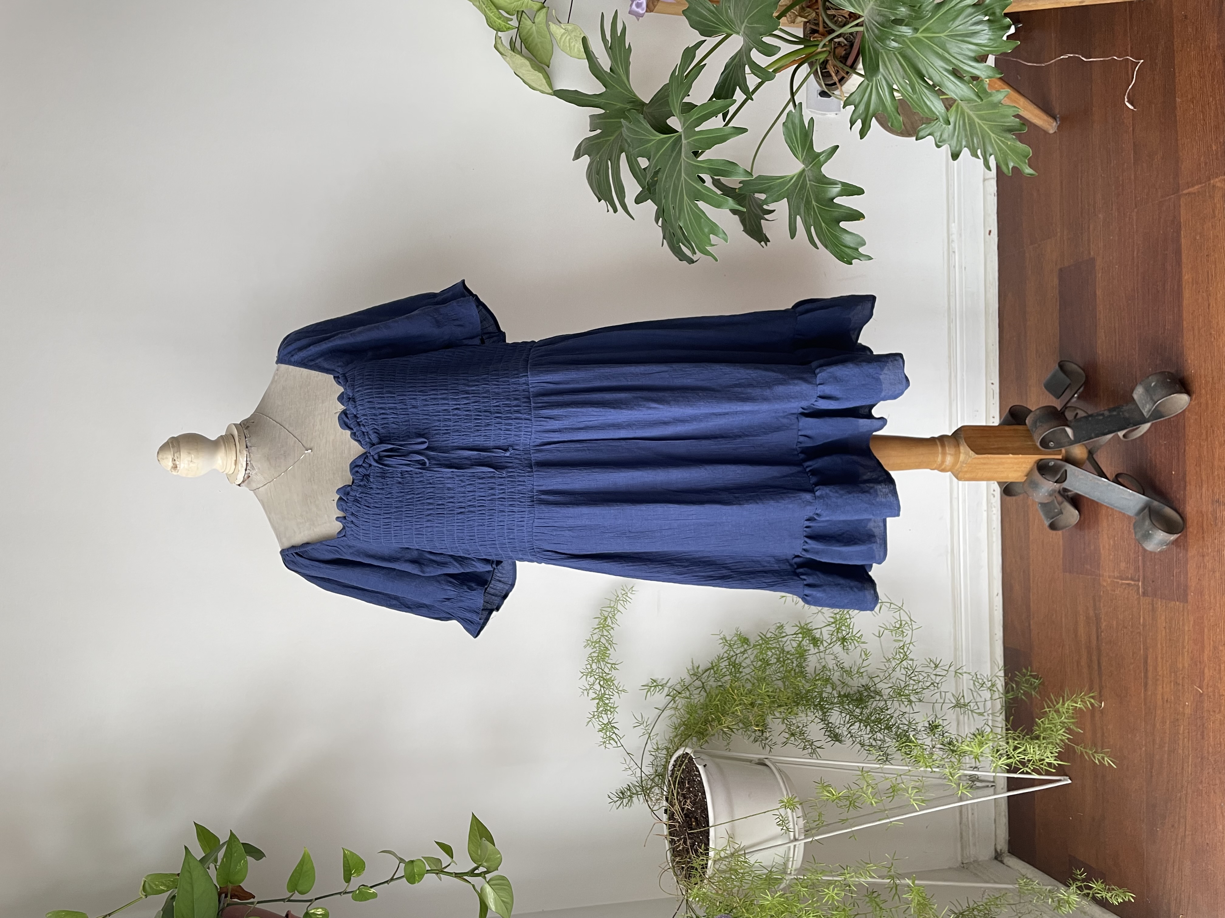 Vestido azul panal. Talla: 2XL 1