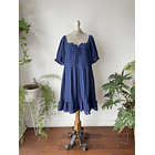 Vestido azul panal. Talla: 2XL 1