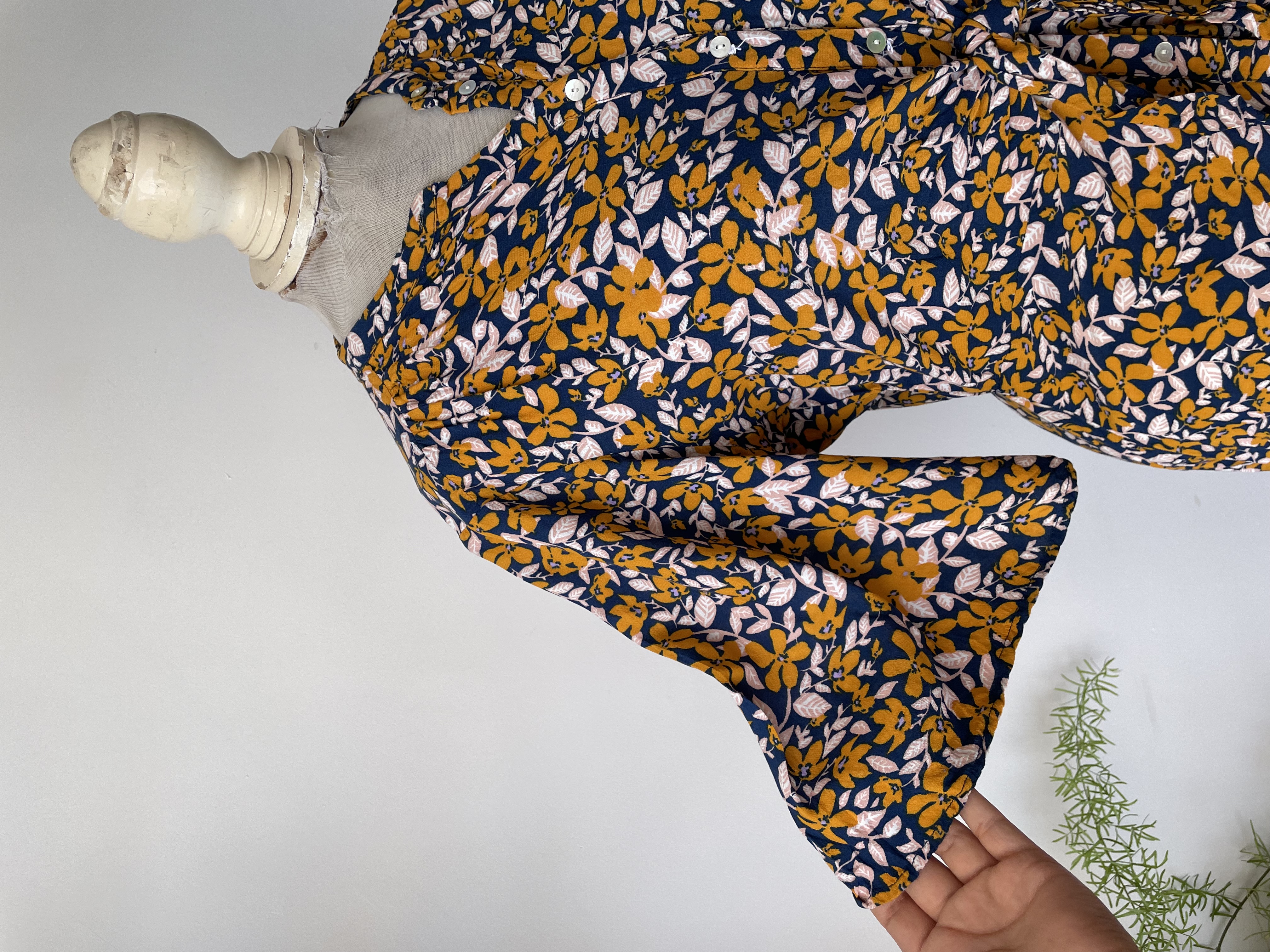 Vestido hojas. Talla: M/L 6