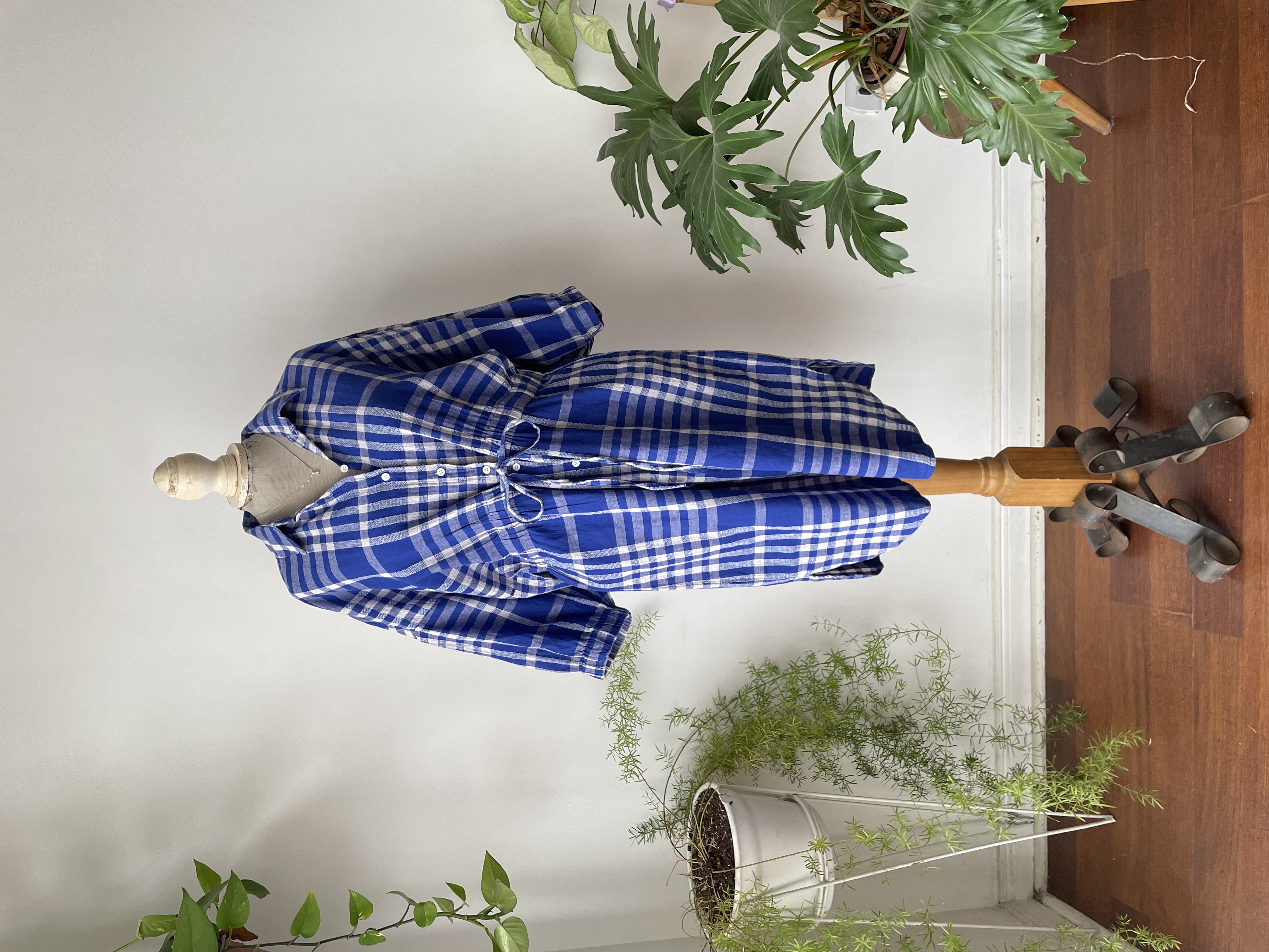 Vestido camisero azul. Talla. XL chico 1