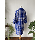 Vestido camisero azul. Talla. XL chico 4