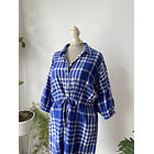 Vestido camisero azul. Talla. XL chico 2