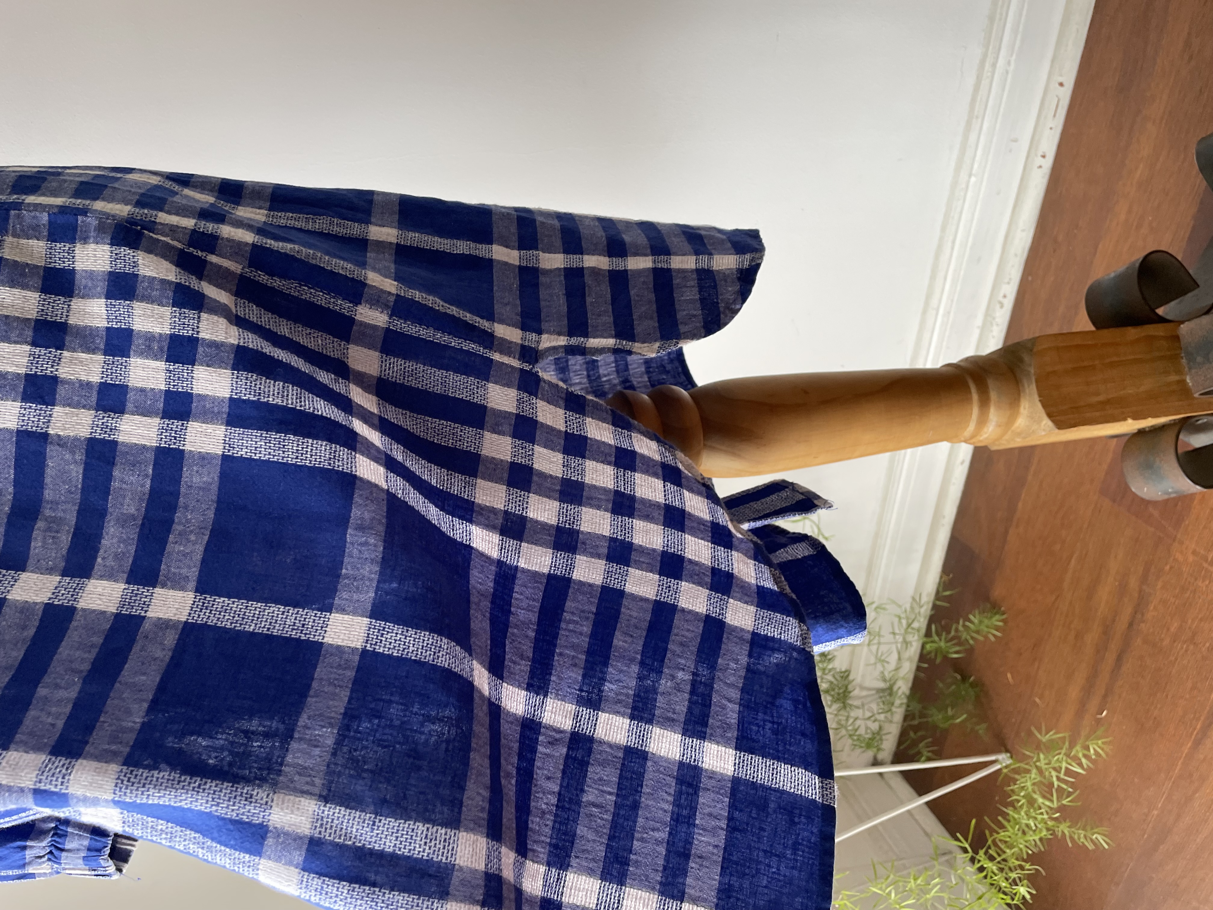 Vestido camisero azul. Talla. XL chico 5