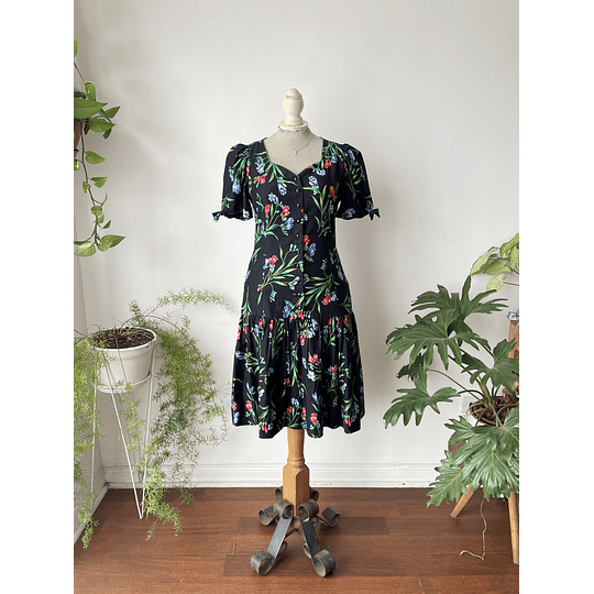 Vestido vintage. Talla: 10 (m)