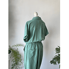 Enterito verde agua lino. Talla: 10 (L) 5