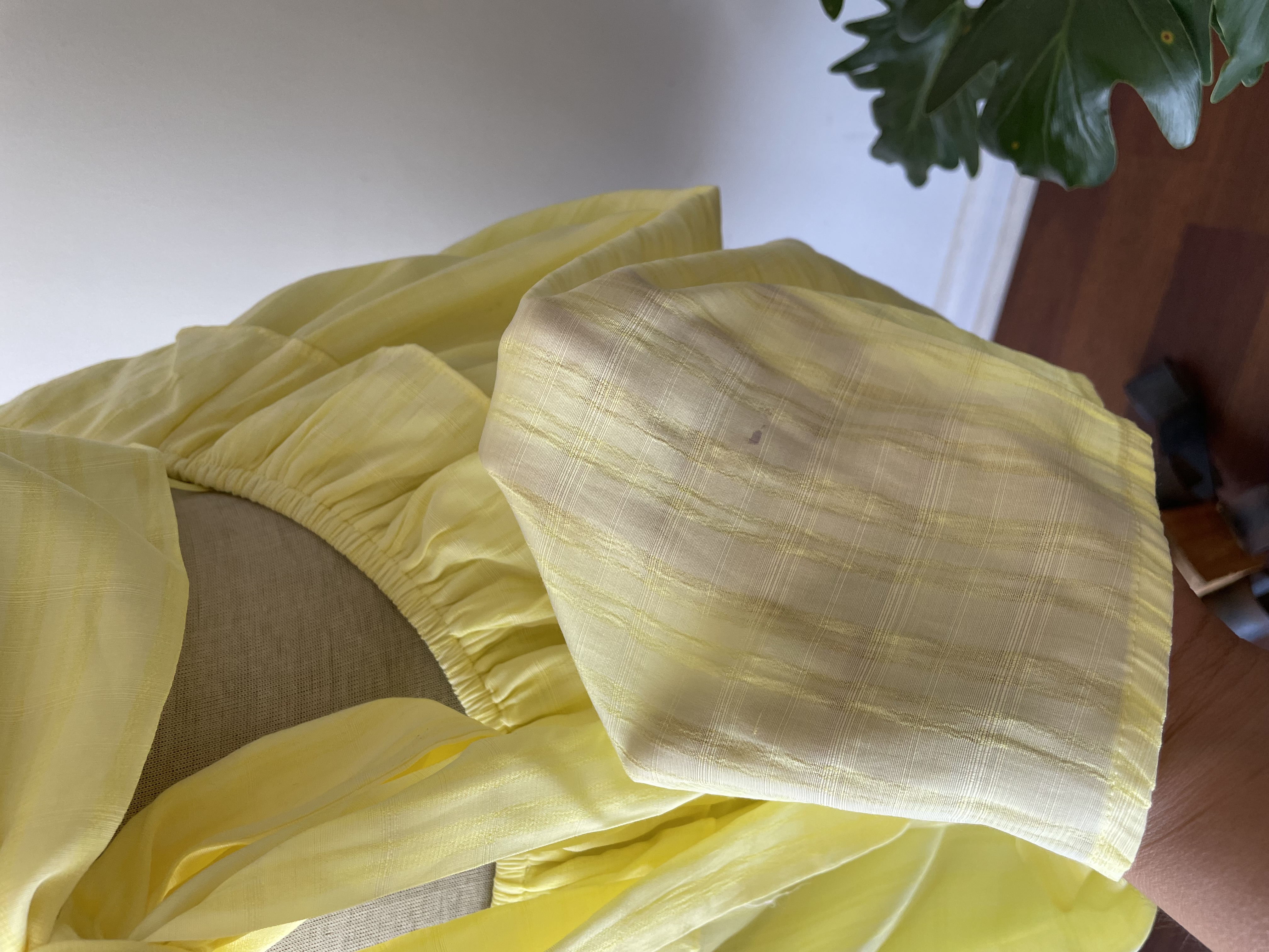 Vestido amarillo. Talla: L grande  6