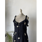 Vestido flores. Talla: 12 (L) 3