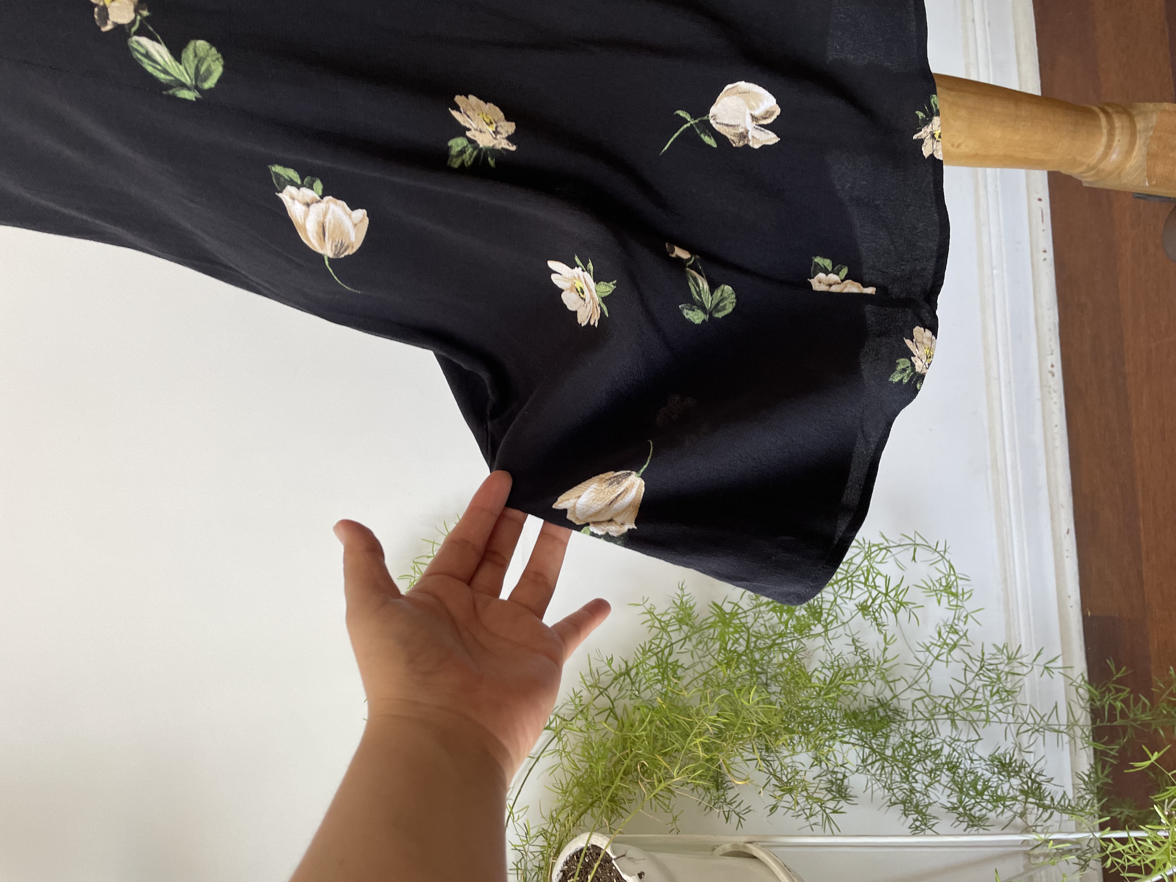 Vestido flores. Talla: 12 (L) 4