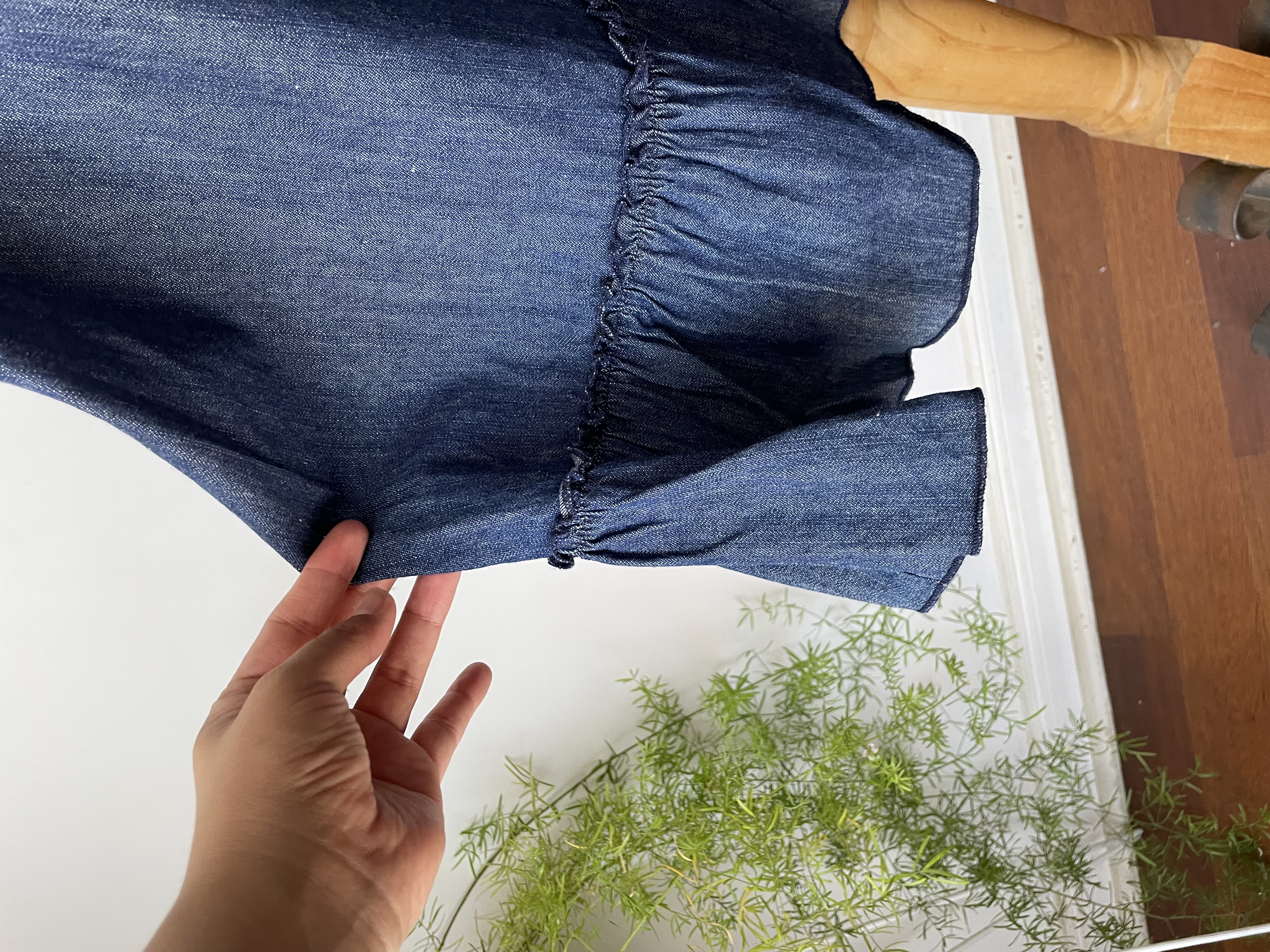 Vestido denim. Talla: M 4