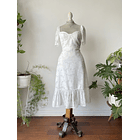 Vestido blanco bra. Talla: S 1