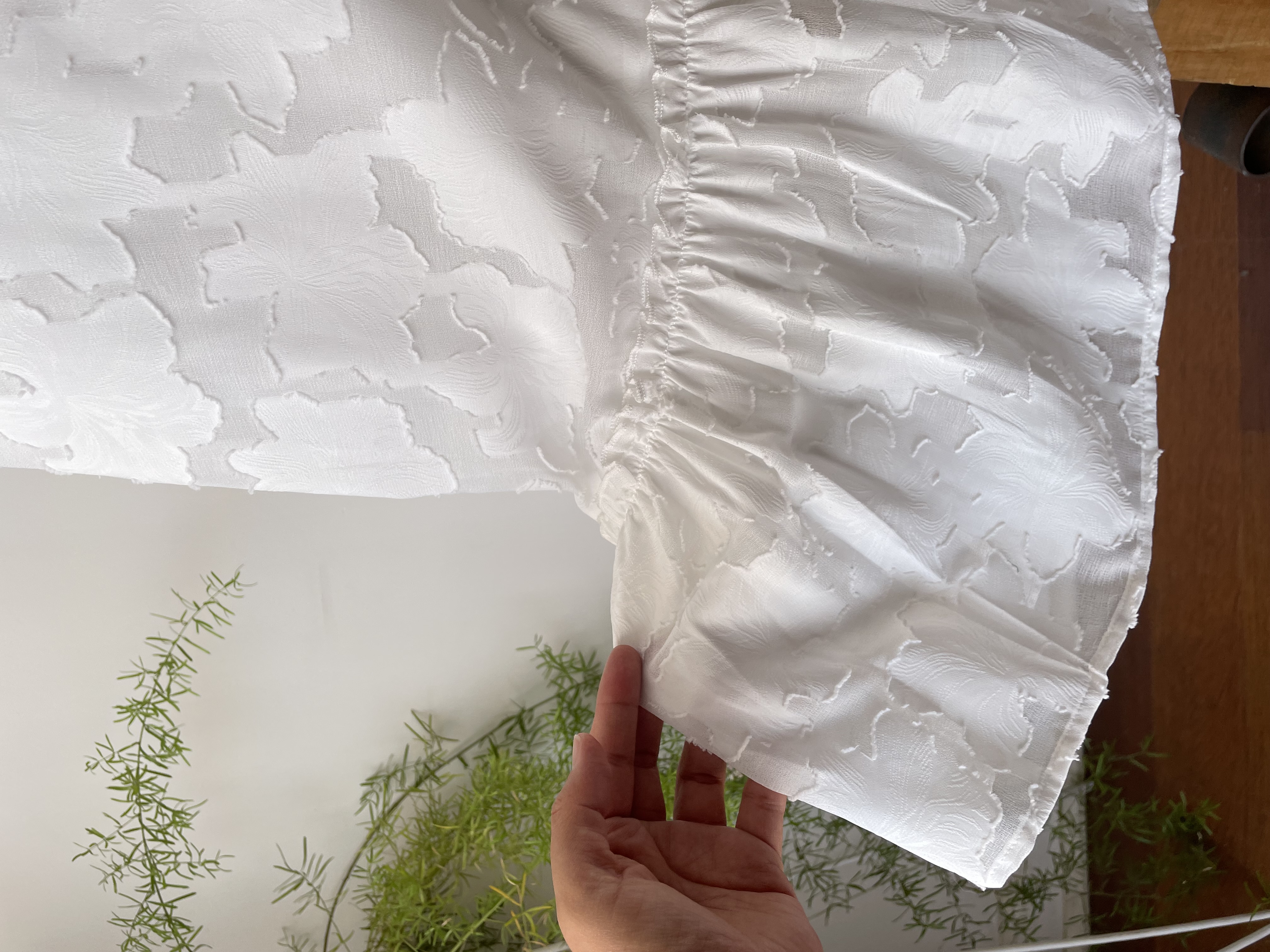 Vestido blanco bra. Talla: S 2