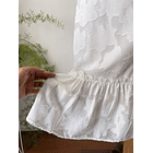 Vestido blanco bra. Talla: S 2