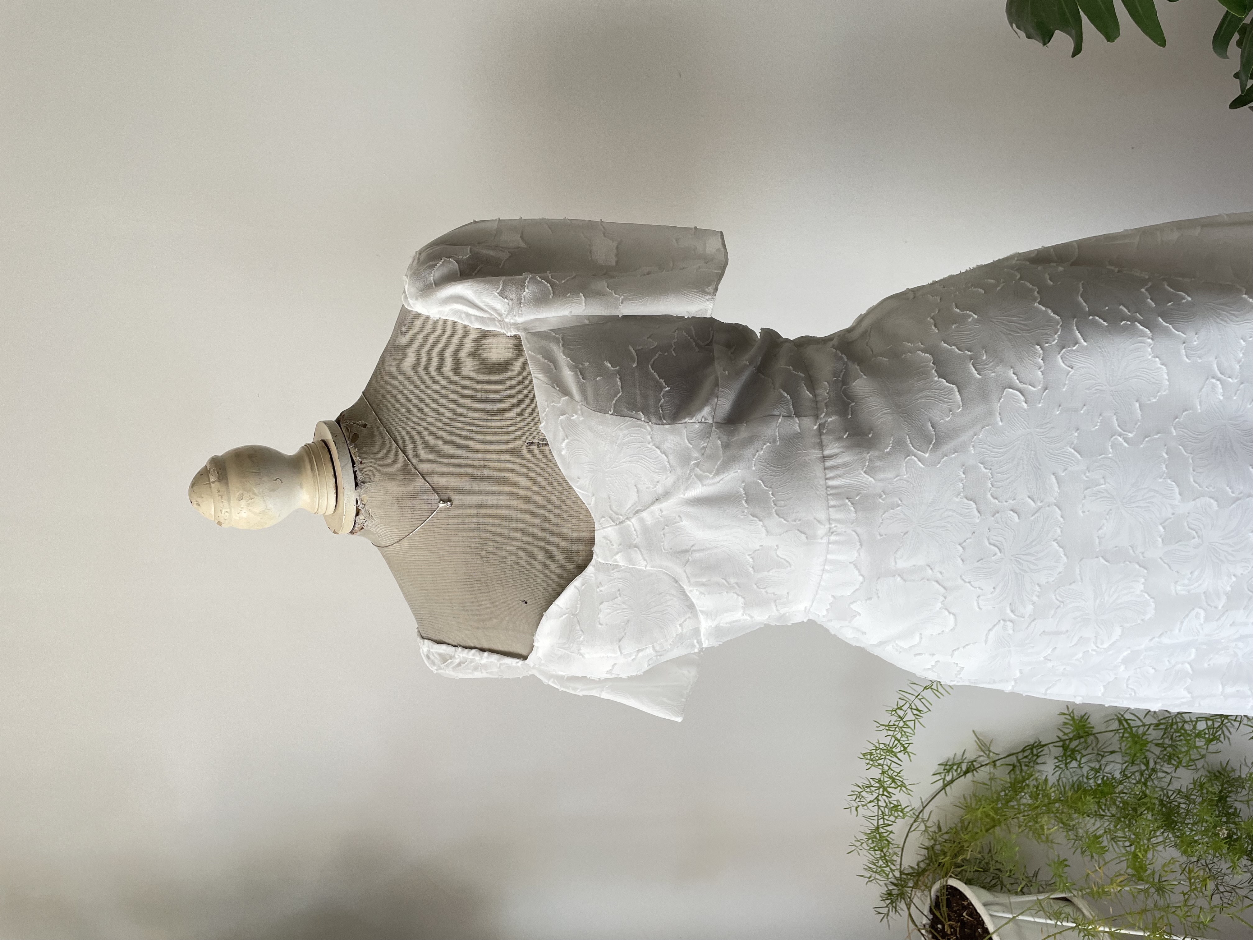 Vestido blanco bra. Talla: S 3