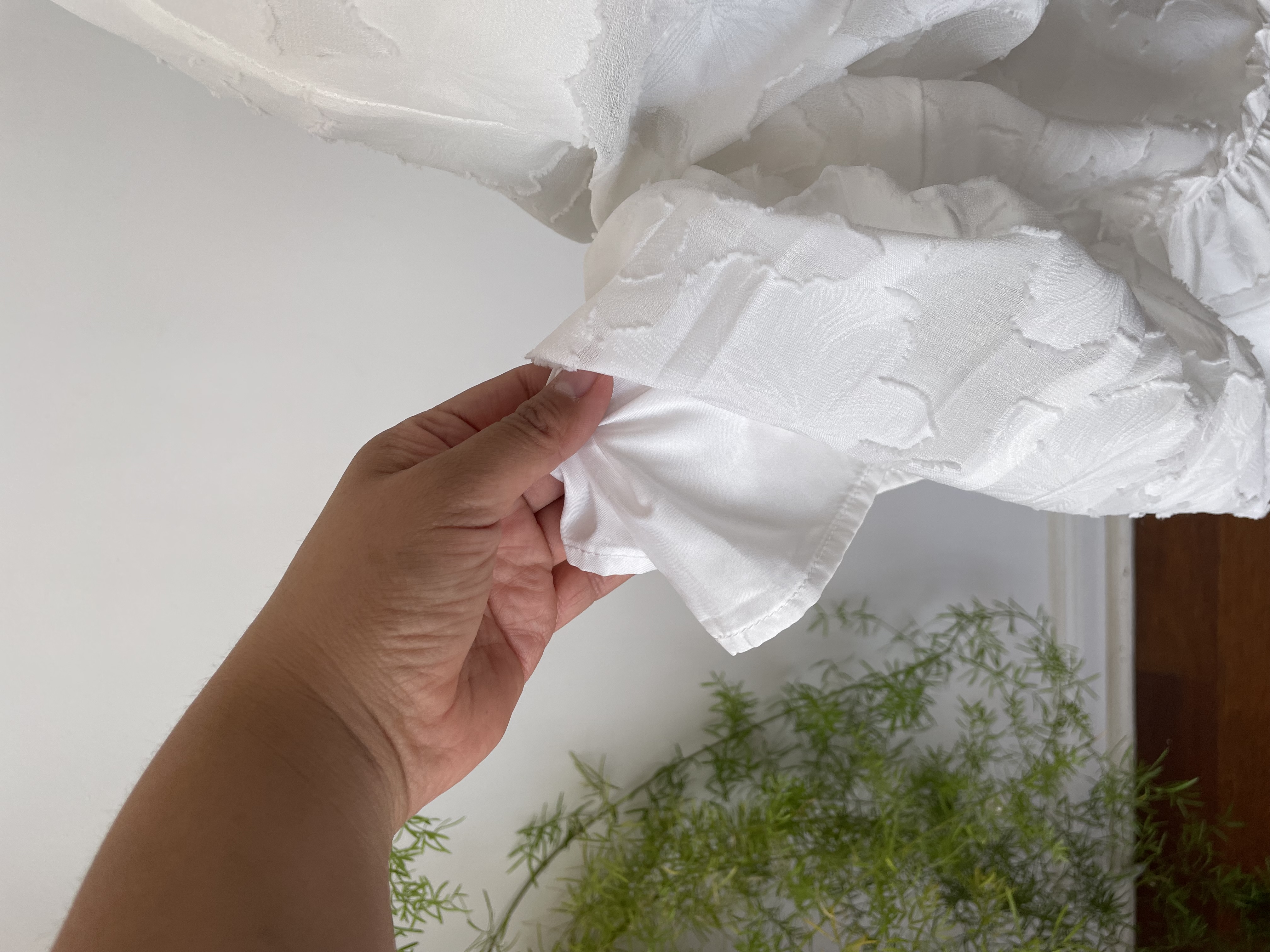 Vestido blanco bra. Talla: S 4