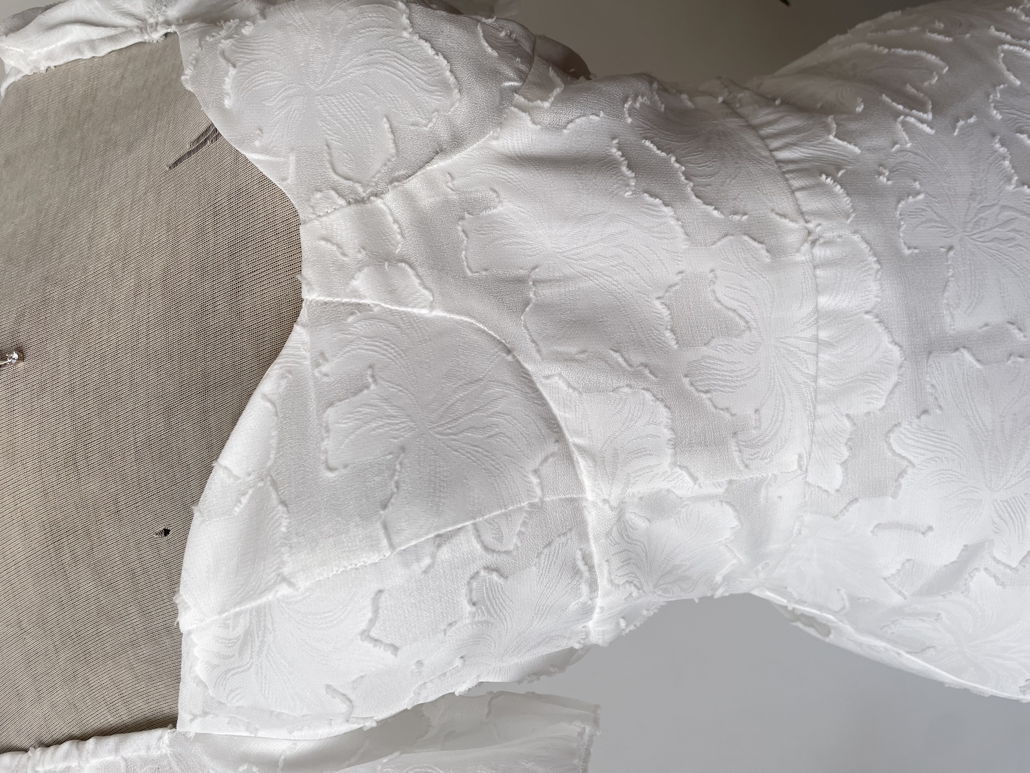 Vestido blanco bra. Talla: S 5