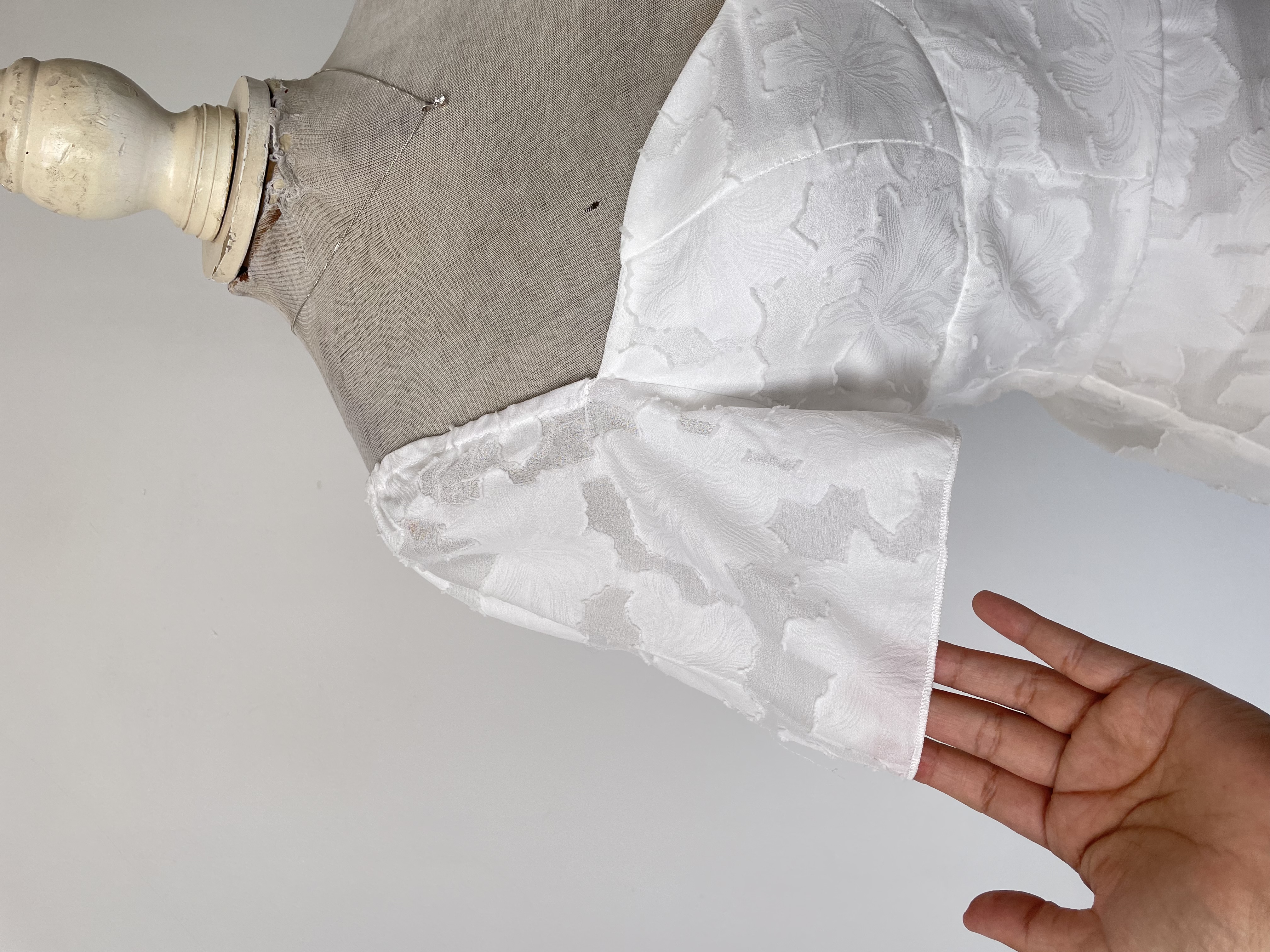 Vestido blanco bra. Talla: S 6