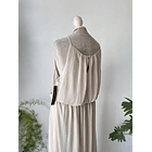 Vestido beige. Talla: XL 4