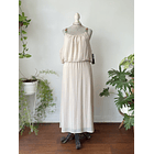 Vestido beige. Talla: XL 1