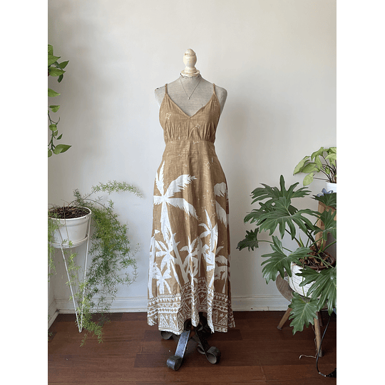Vestido palmeras. Talla: S