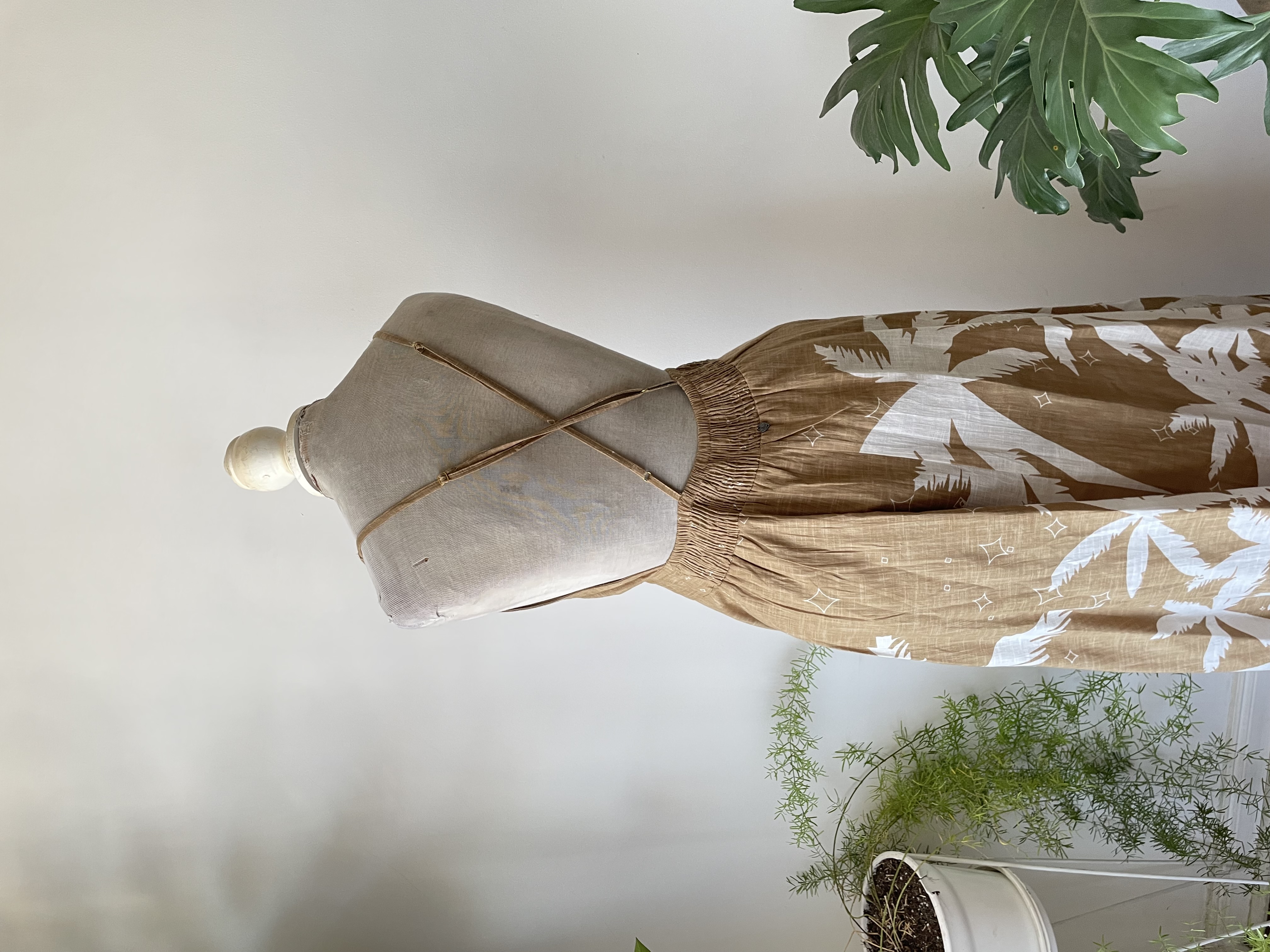 Vestido palmeras. Talla: S 3