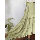 Vestido verde. Talla: 2X 4