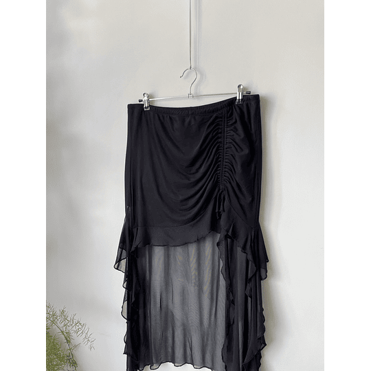 Falda flecos. Talla: XL
