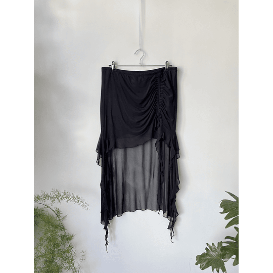 Falda flecos. Talla: XL
