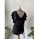 Enterito negro. Talla: S 3