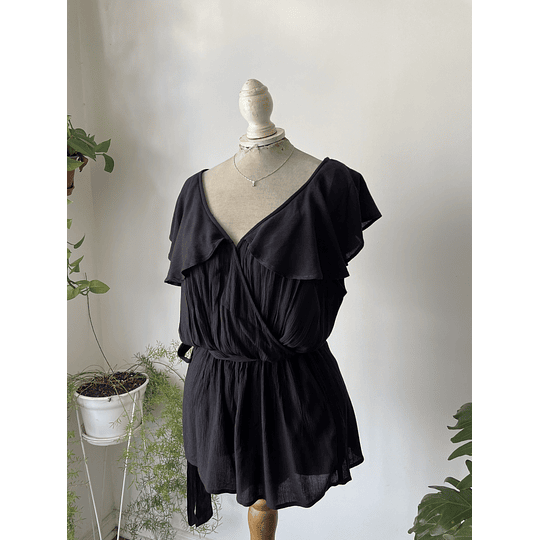 Enterito negro. Talla: S