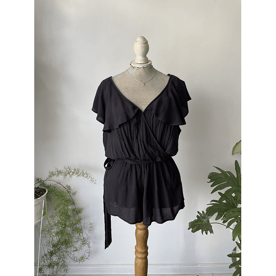 Enterito negro. Talla: S